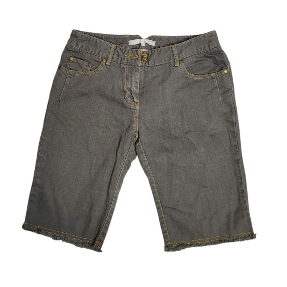 Y2K 3.1 Phillip Lim gray denim low rise bermuda shorts 6